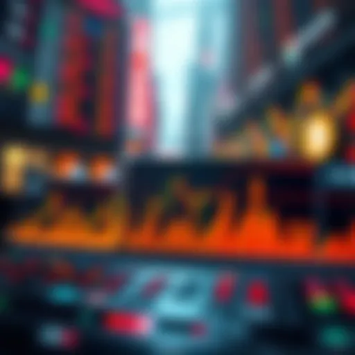 Graph displaying volatility trends