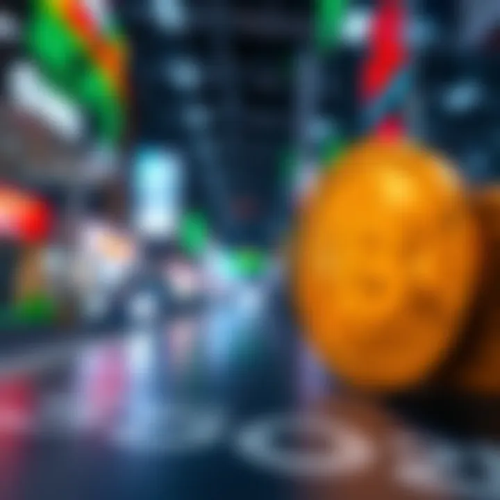 Visual representation of cryptocurrency market complexities