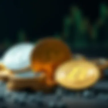 Established vs Emerging Base Coins Visual comparison of established and emerging base coins