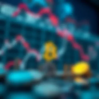 Visual representation of the impact of market cap on price fluctuations