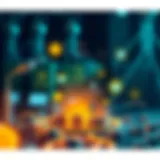 Illustration of the cryptocurrency ecosystem showing various virtual asset services.