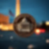 Detailed representation of Washington DC Coin